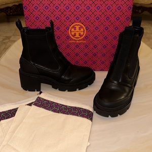 BIG SALE! Worn Once! Tory Burch Chelsea Lug Ankle Boot